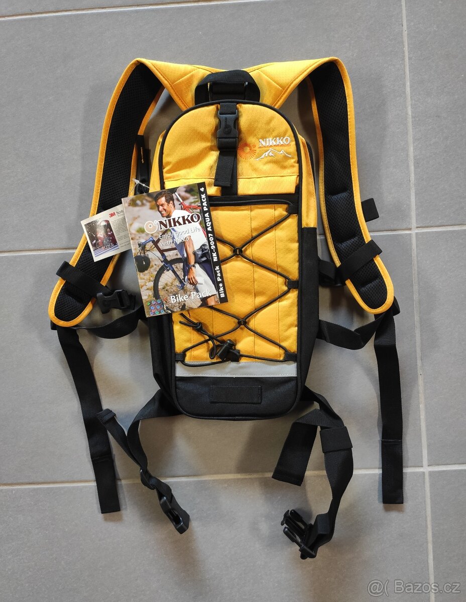 - NOVÝ – Cyklo batoh na kolo malý lehký i jako CAMELBAG 4l –