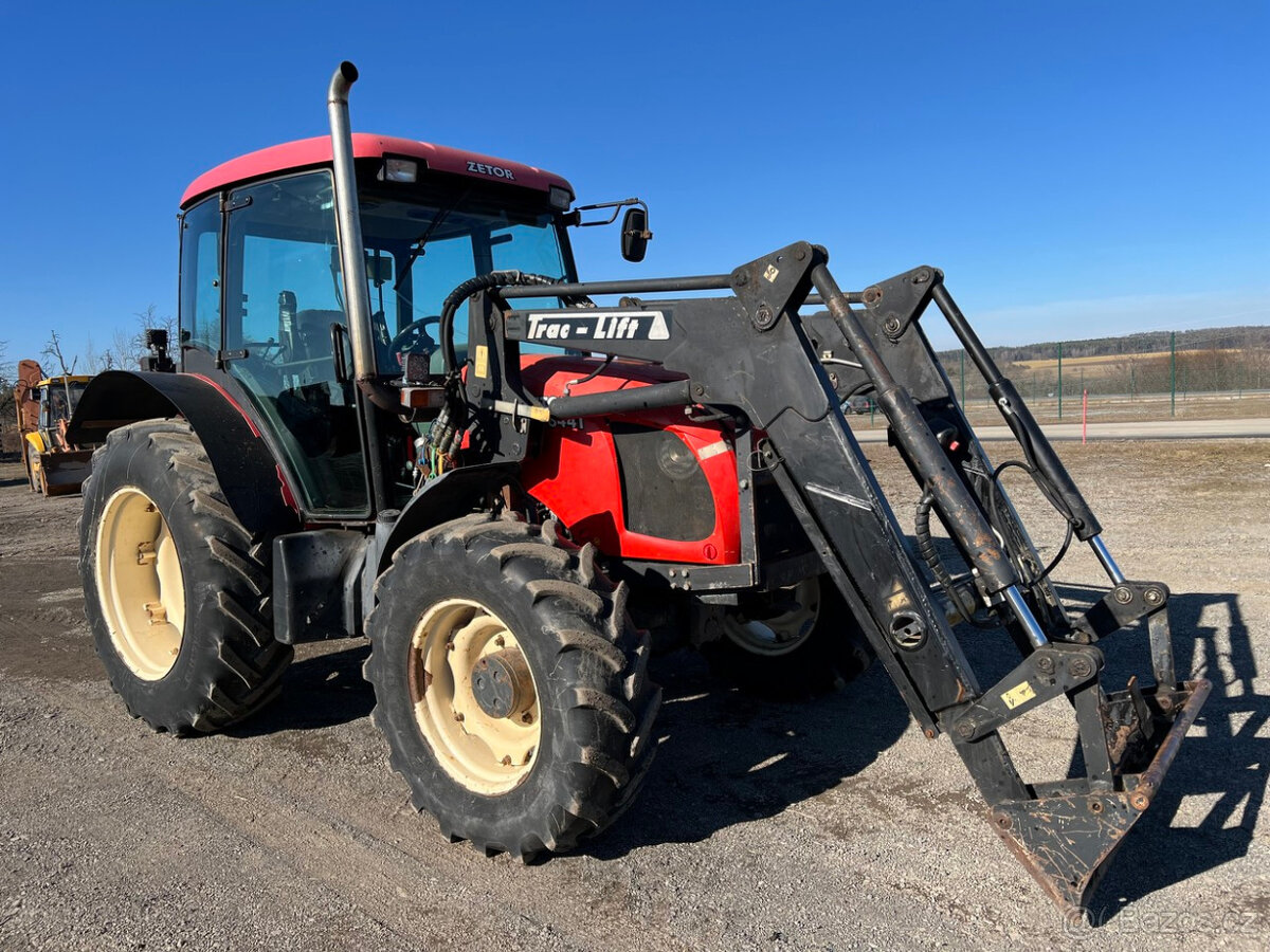 TRAKTOR ZETOR PROXIMA 8441 4X4+NAKLADAČ