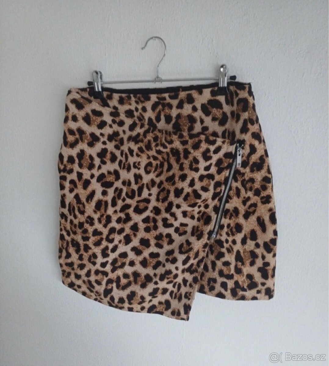 Sukně gepardí vzor, H&M