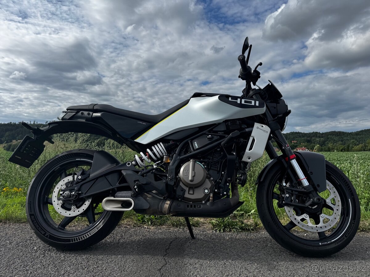 Husqvarna Vitpilen 401 – PowerParts edice, záruka do 2026