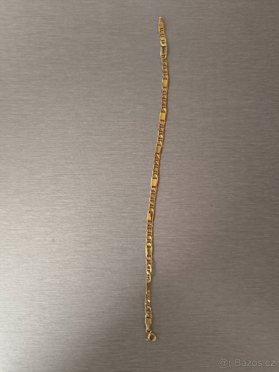 Nový. Zlato 14k náramek 20 cm