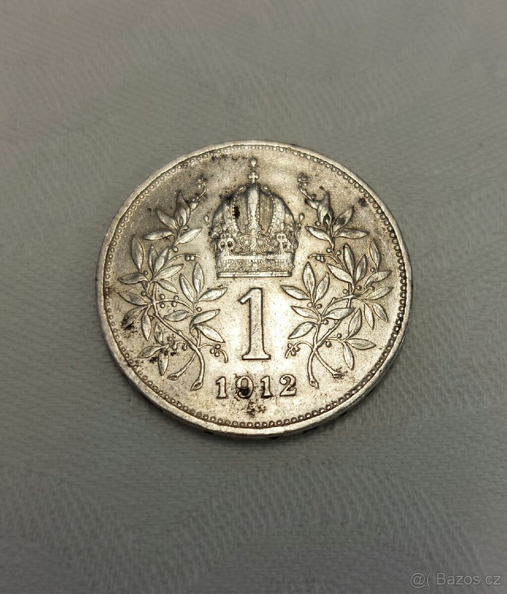 Stříbrná mince F. Josefa I.