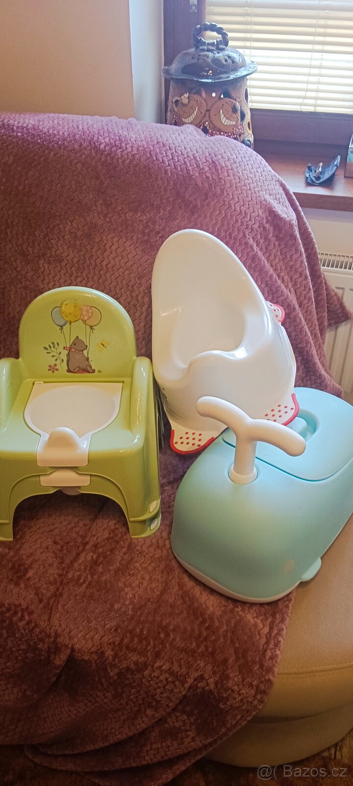 Nočníky 6-36m, set 4ks PC 1600,- nyní za vše 200,-