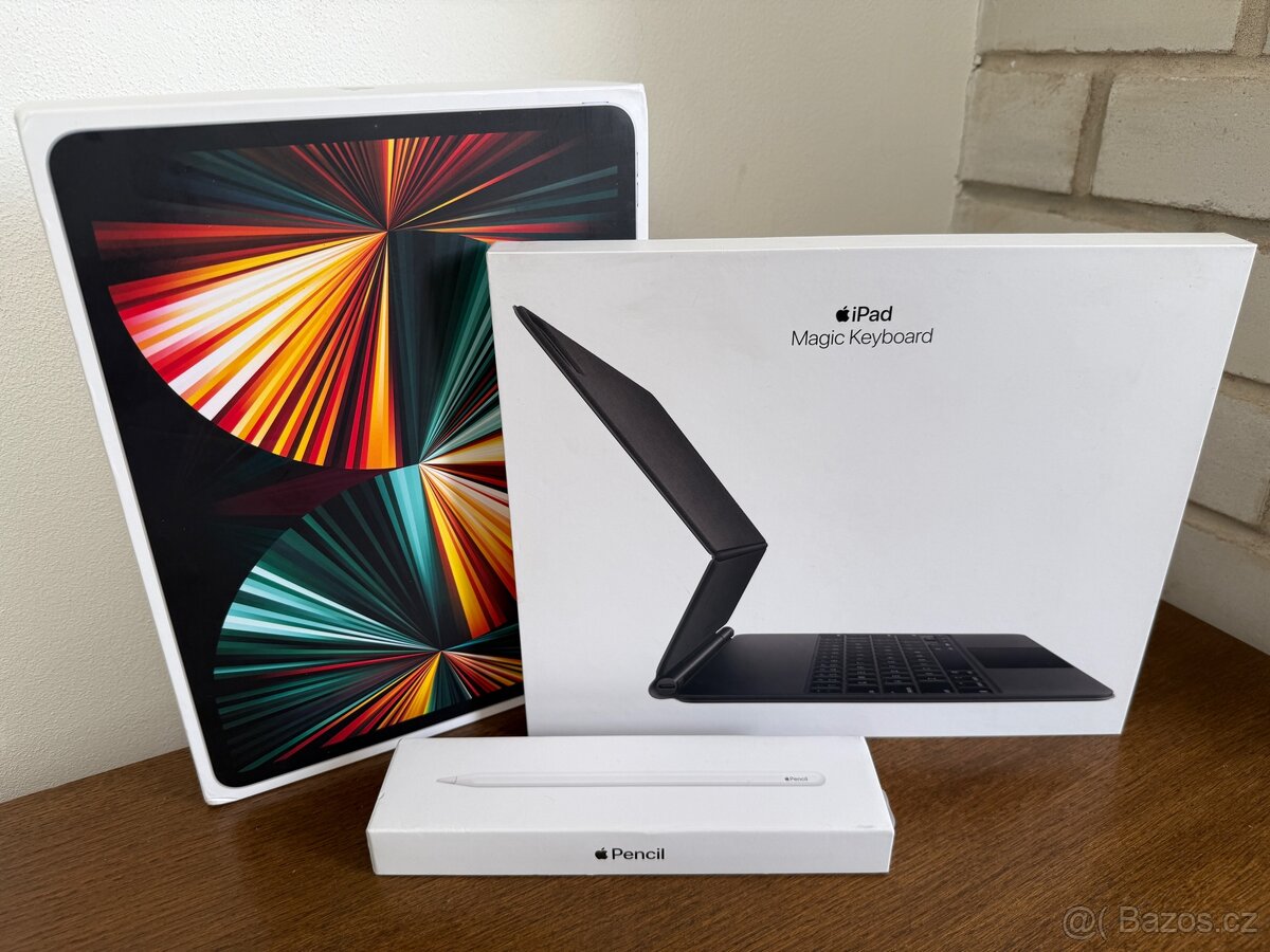 iPad Pro 12.9” M1 Wifi+Cellular Magic Keyb. Pencil 2nd