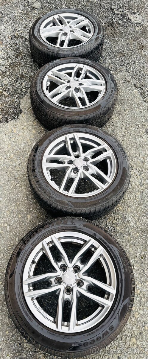Sada ALU kol -zimní pneu 205/55 R16 ŠKODA Kamiq,Rapid ,Scala
