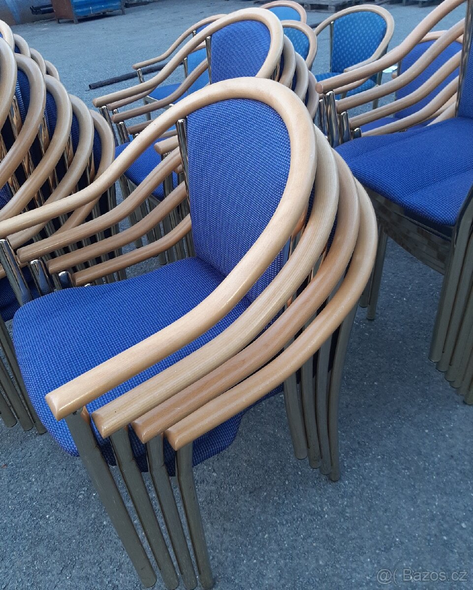 120x stohovatelné židle restaurace konference