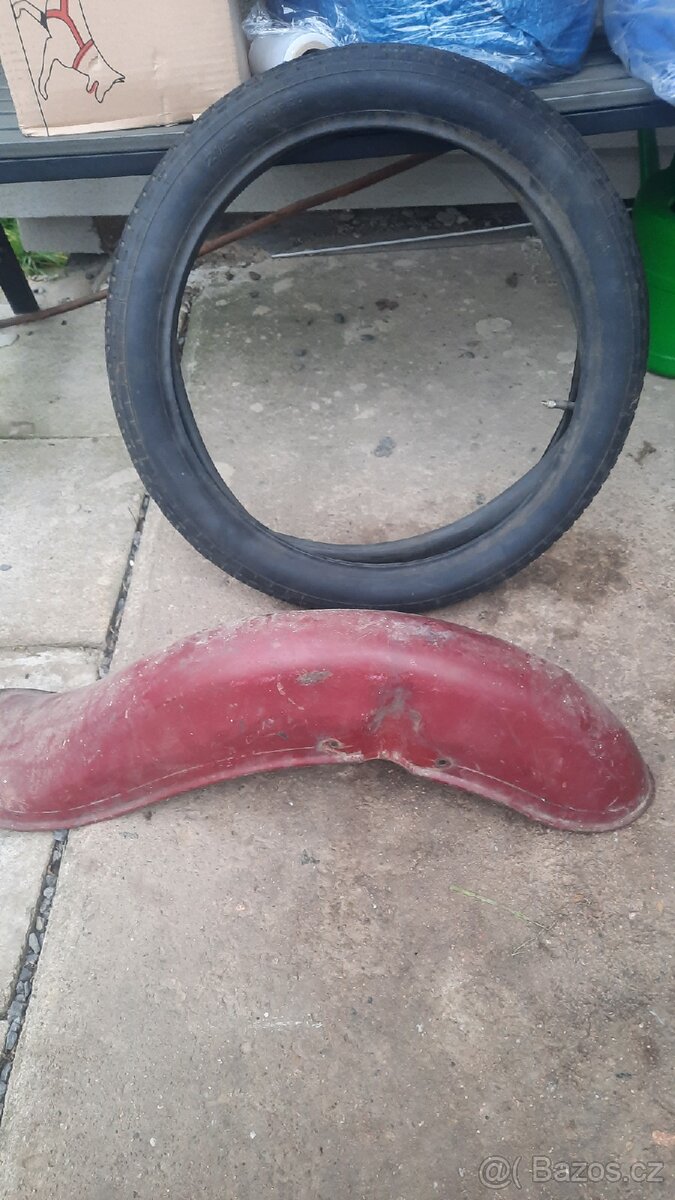 Blatník Pionýr pařezl, Originál pneu nová