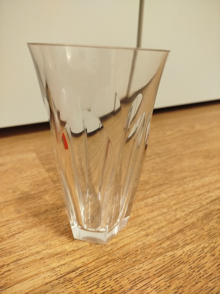 staré skleničky - broušené sklo 2 ks