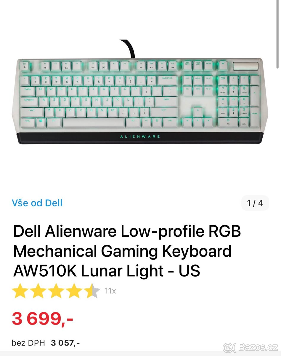 Klavesnice Alienware AW510K