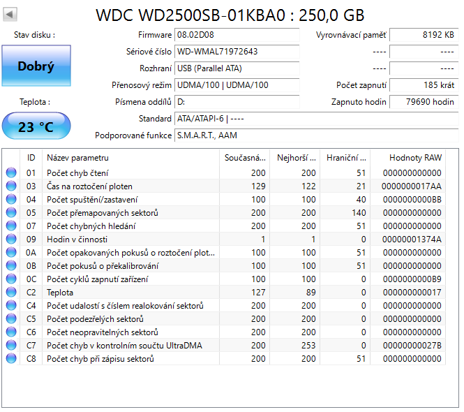 PATA hard disky, HDD 3,5", odzkoušené, cena od 89,- kus - 10