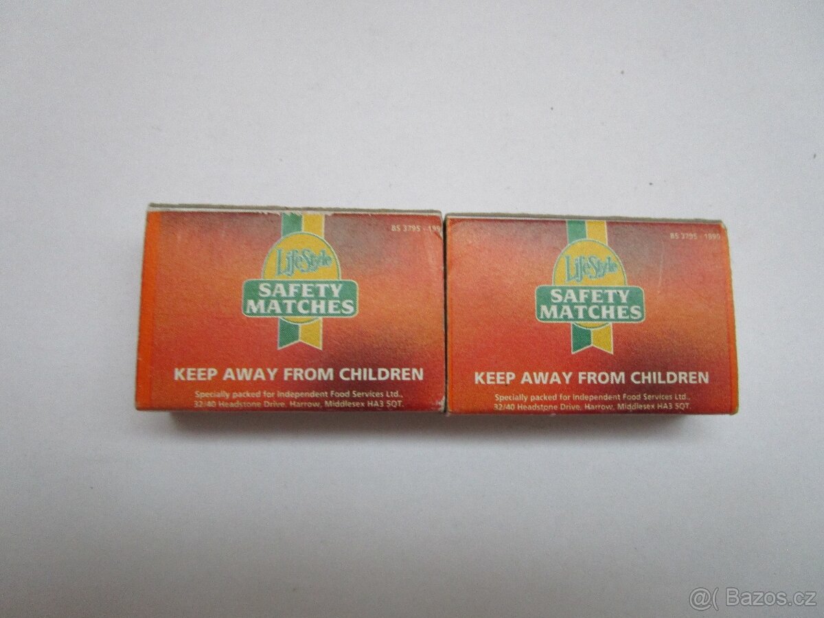 Prodám 74 ks retro zápalky - 10