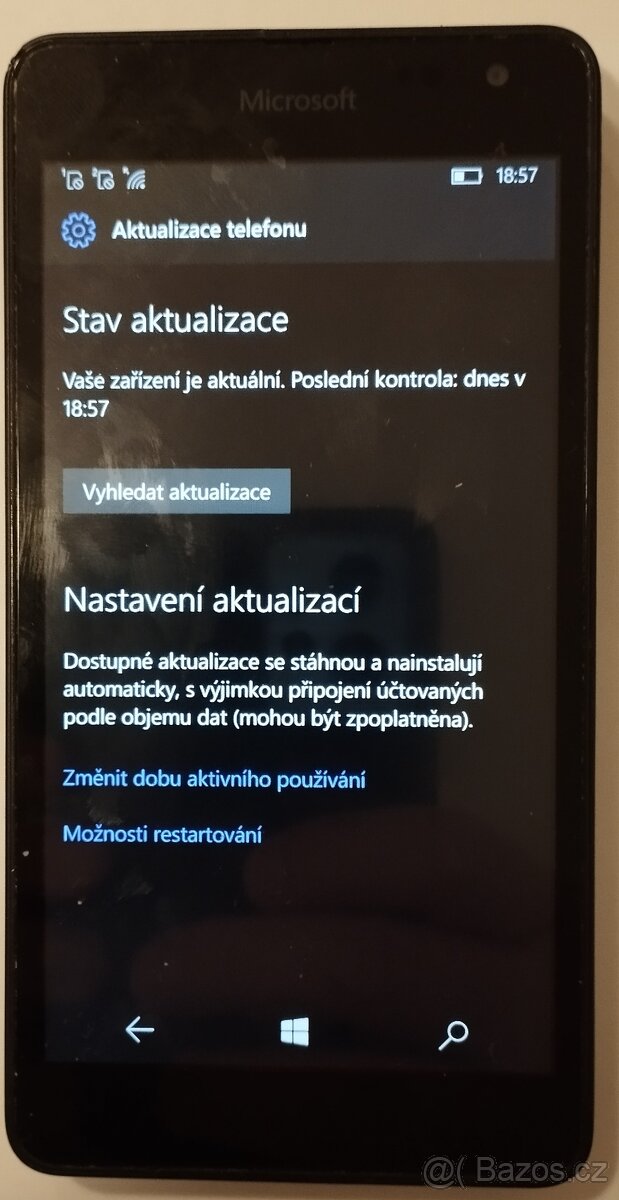 Prodám mobil Microsoft/Nokia Lumia 535 Dual SIM, stav A - 10
