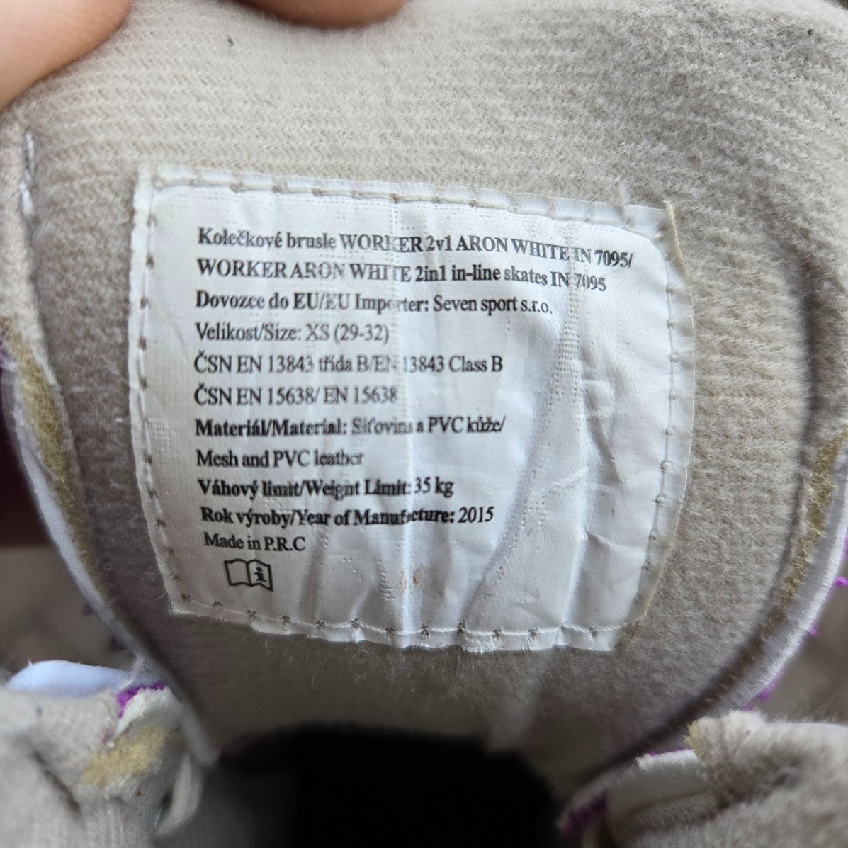 Dětské brusle WORKER 2v1, vel. 29-32 - kolečkové/inline - 10