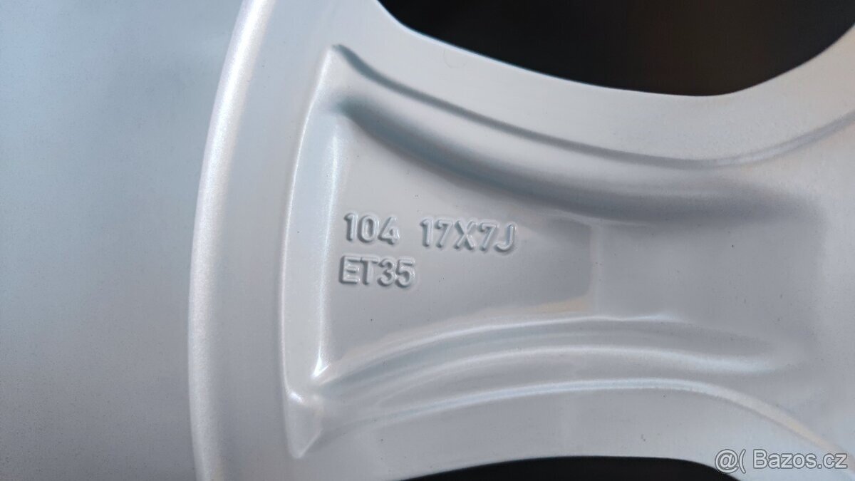 Alu disky 5x114,3 R17 Toyota RAV4 original, nepoužito - 10