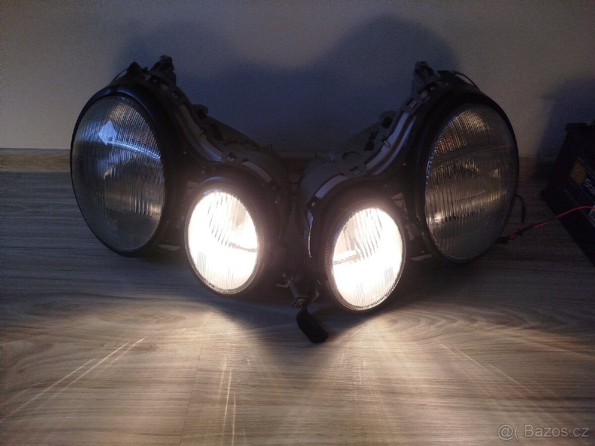 Mercedes W210 předfacelift – nové světlomety HELLA - 10