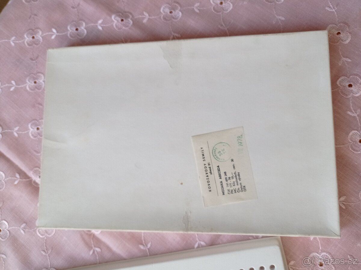 Retro hračka Mozaika Abeceda 1978 - 10