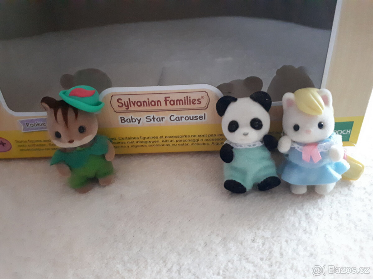 Sylvanian Families Carousel - kolotoč - 3 figurky - 10