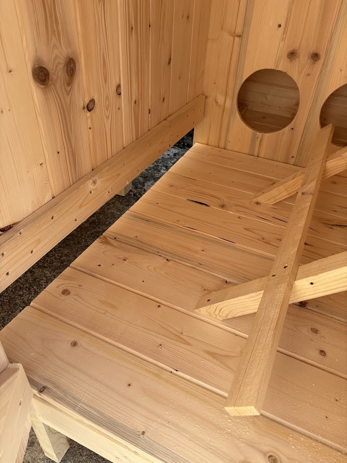 Nový velký dřevěný kurník – palubky 20mm – Doprava po ČR zda - 10