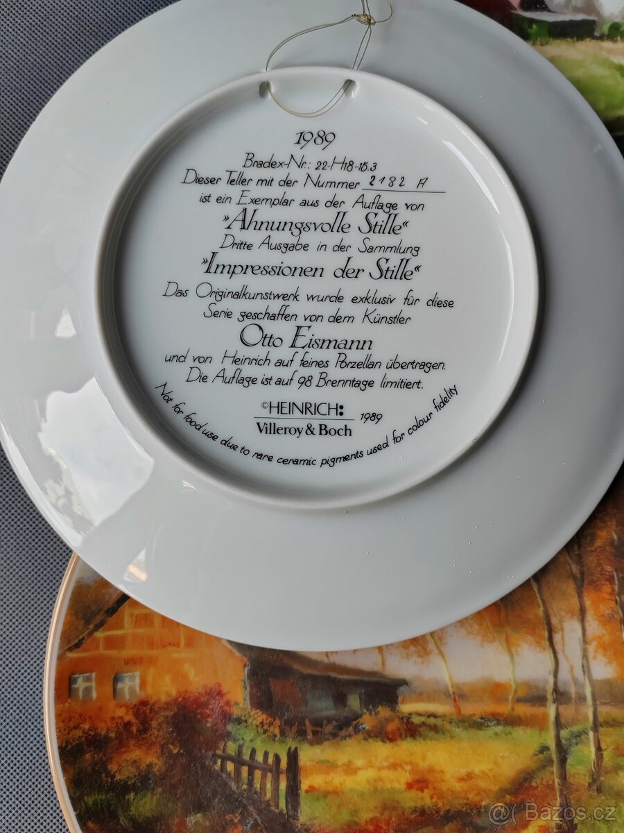 Dekorativní porcelánové talíře od Heinrich Villeroy & Boch - 10