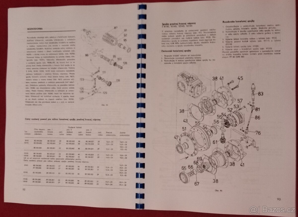 NÁVOD K OBSLUZE a OPRAVÁRENSKÁ PŘÍRUČKA Zetor 8111-16145 - 10