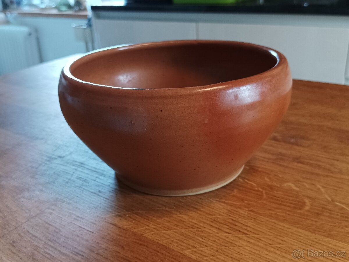 VINTAGE KAMENINOVÁ MÍSA GRÉS & POTIERS DIGOIN Z FRANCIE - 10