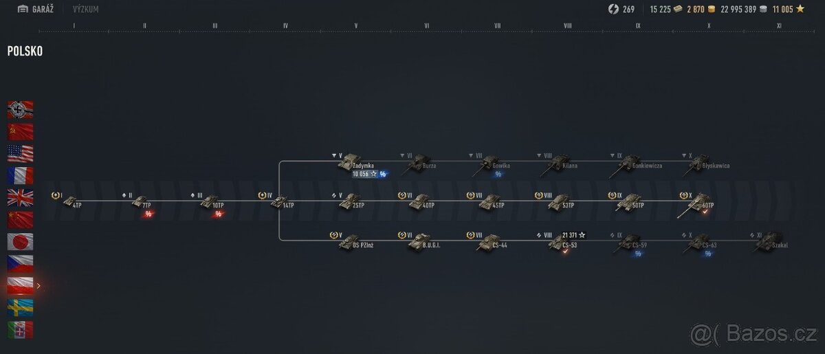 World of Tanks účet - 10