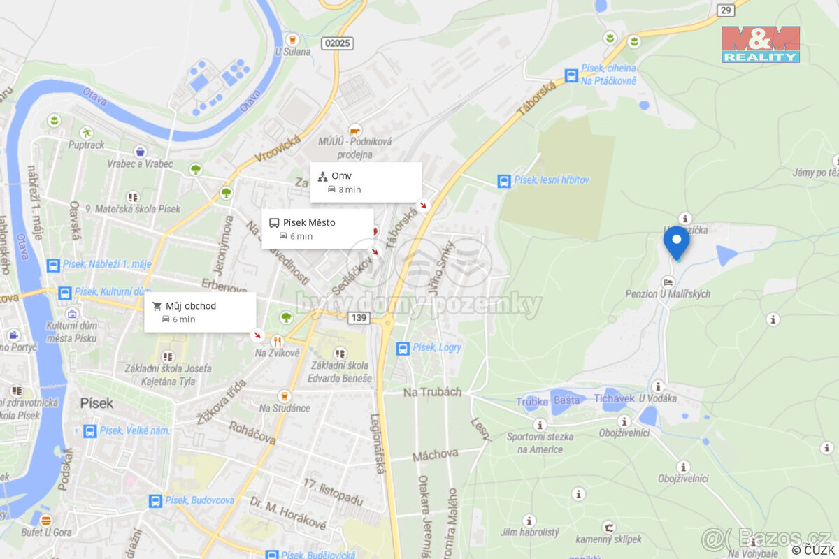Prodej zahrady s chatkou, 381 m², Písek - 10