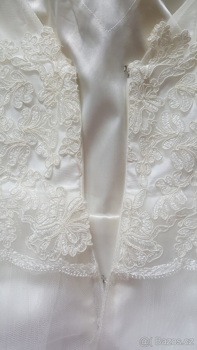 Svatební šaty ivory vel.42 - 10