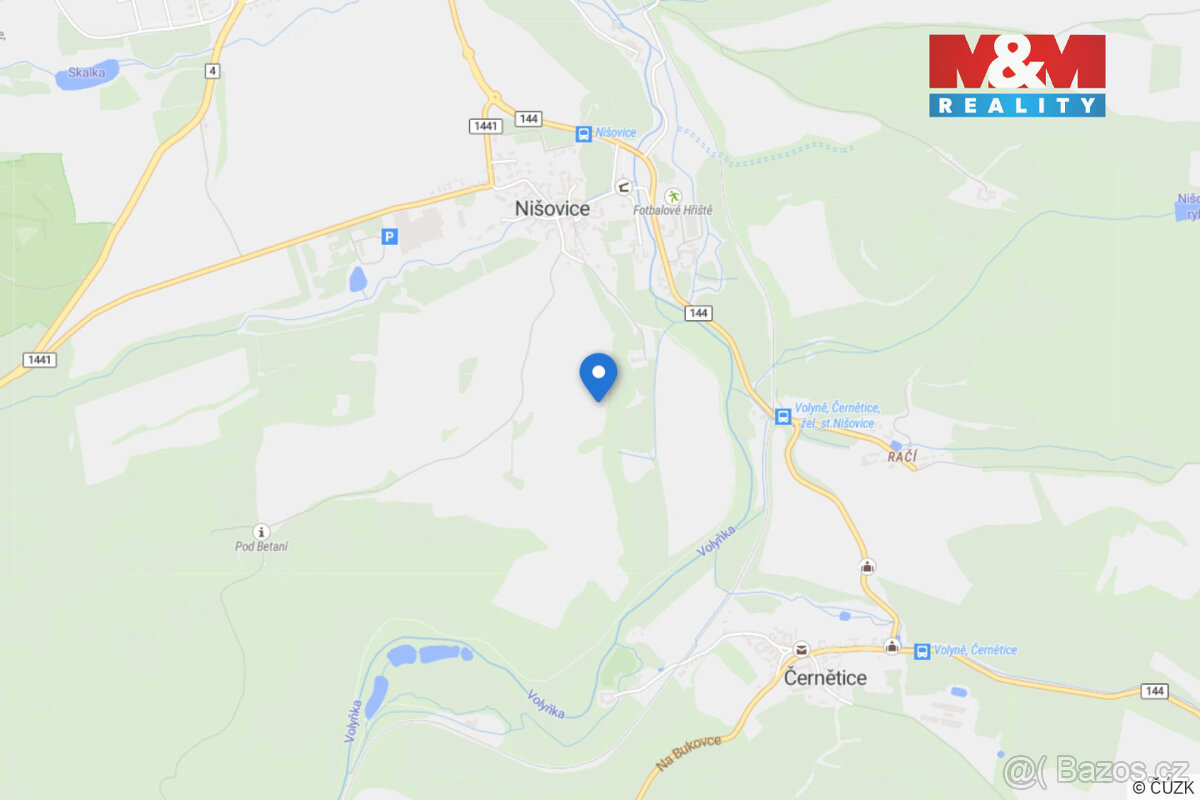 Prodej pole, 50254 m², Nišovice - 10