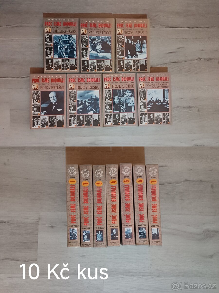 VHS Videokazety - 10