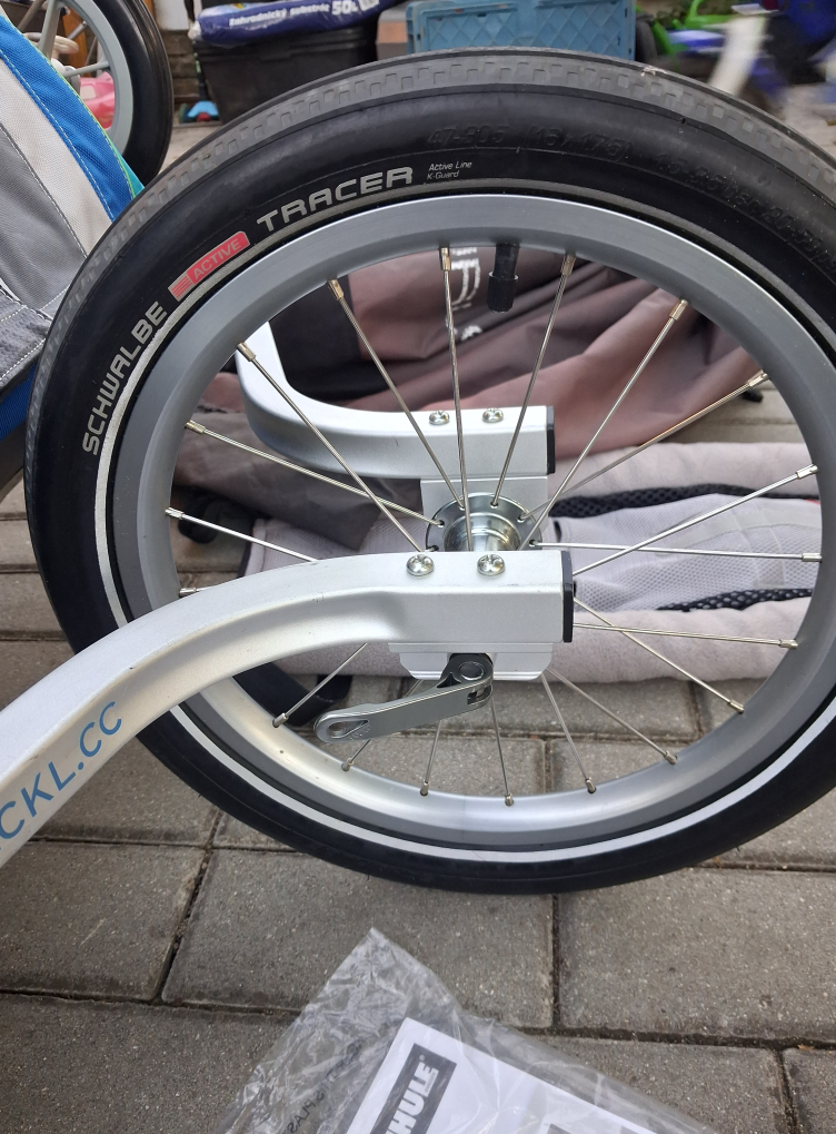 THULE CX2 vozík a kočárek pro 2 děti - 10