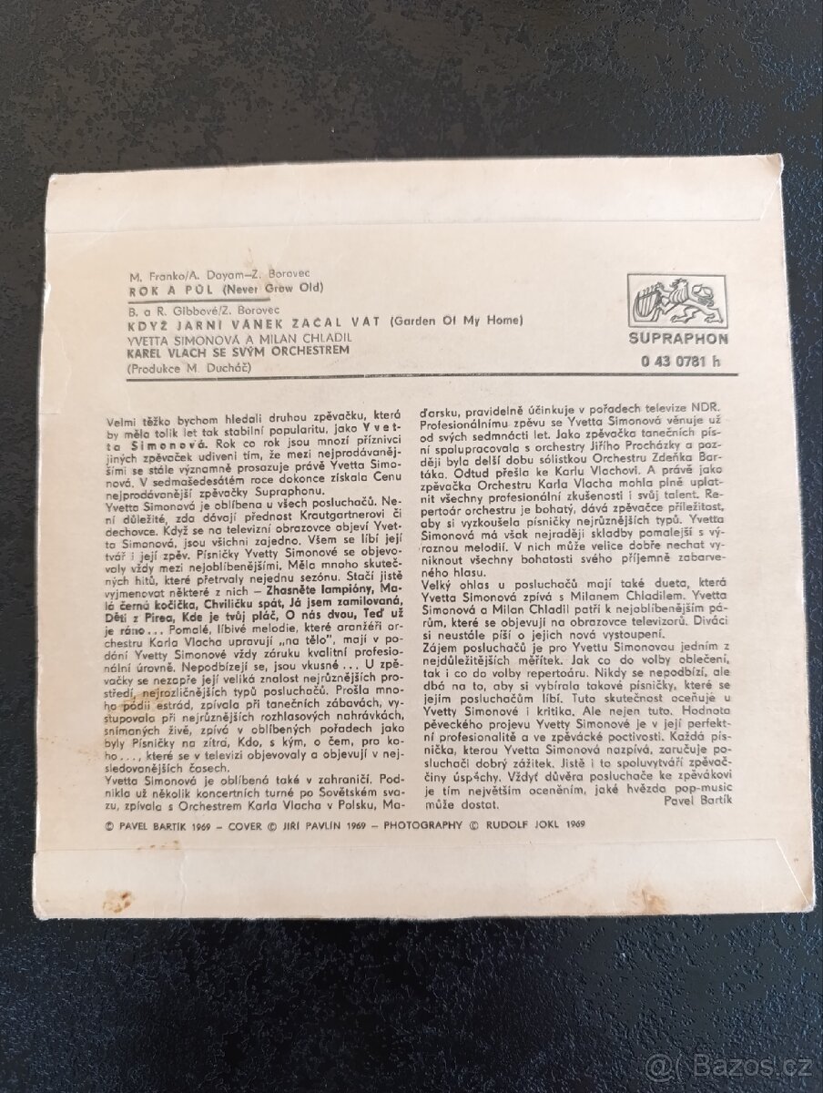 Gramodesky různé, Gott, Simonová, šmoulové - 10