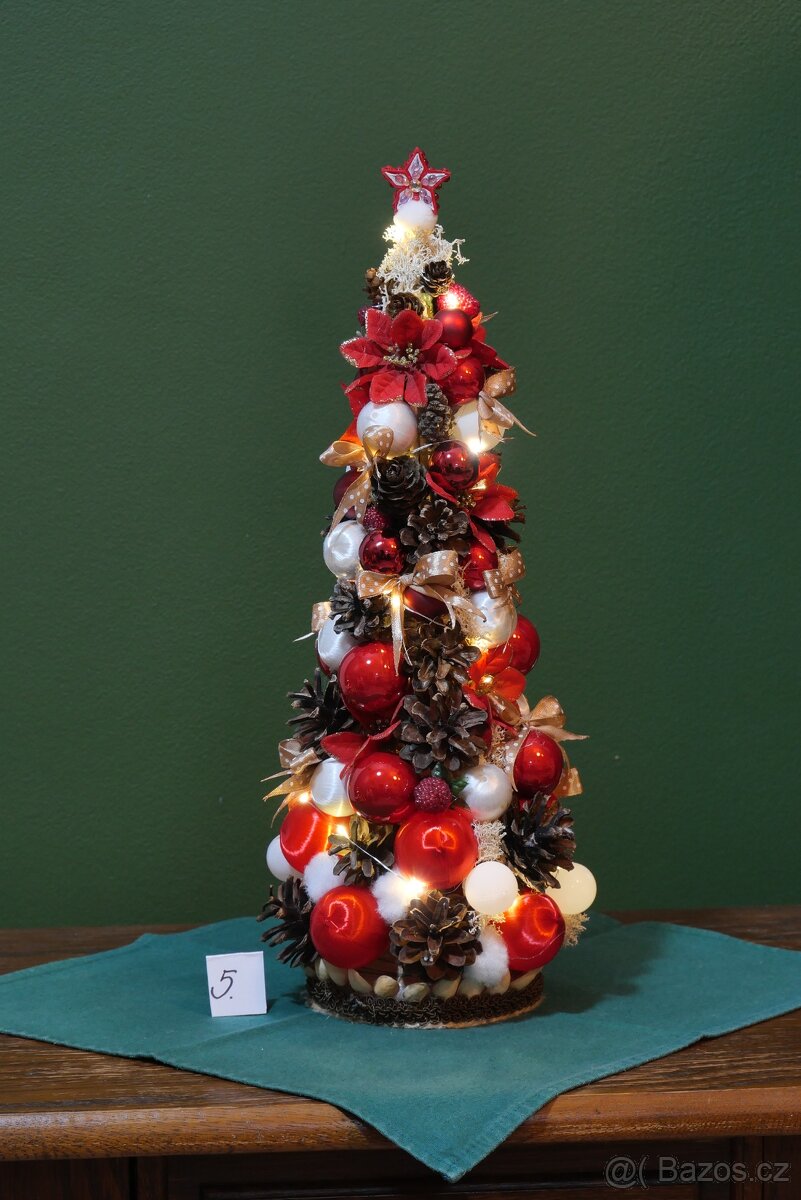 Vánoční stomeček 42cm světelný - 10