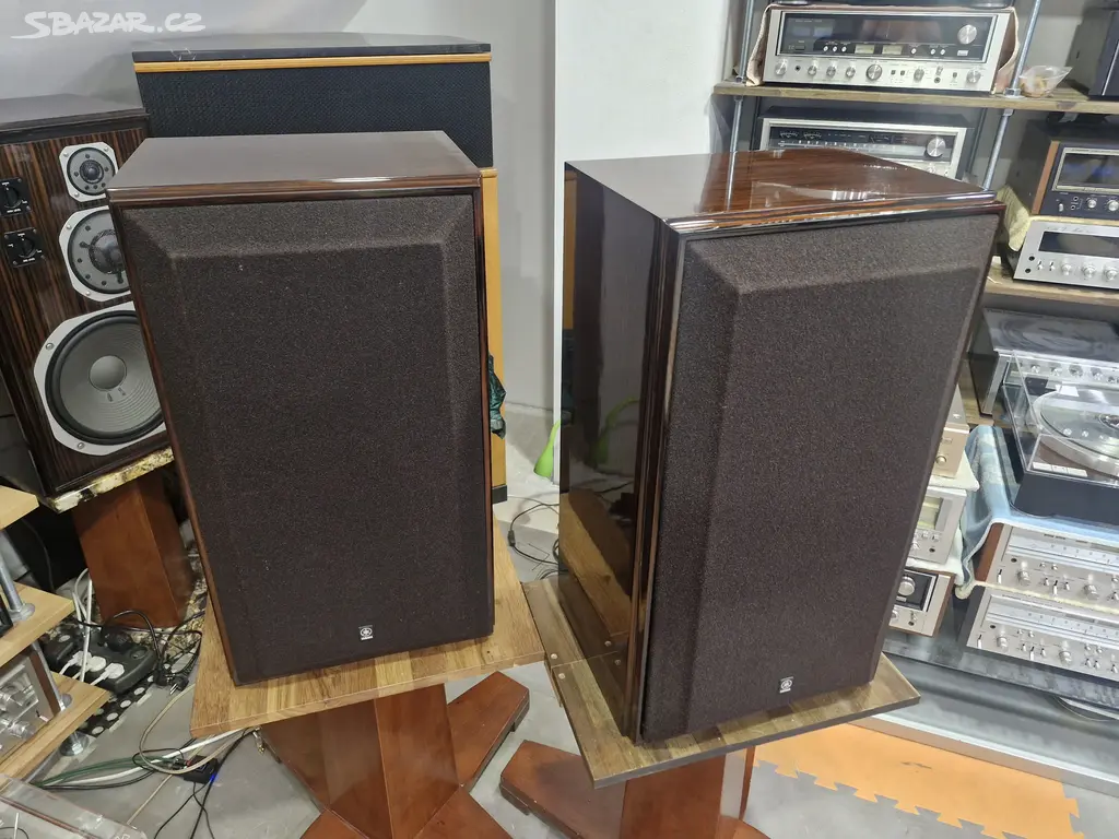 reproduktory Yamaha NS-1000- eben makasar- šelak - 10