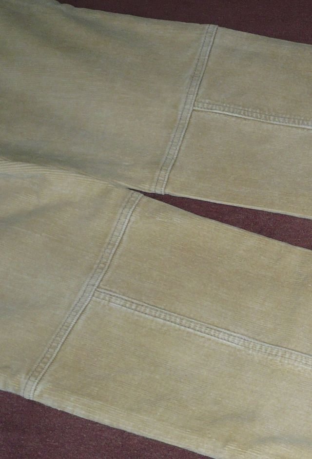 Dámské béžové prošívané manšestráky - vel. 30 - 10