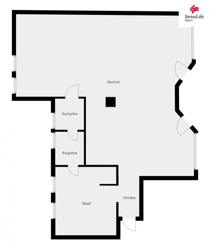 Pronájem obchodního prostoru 120 m2 Husova, Polička - 10