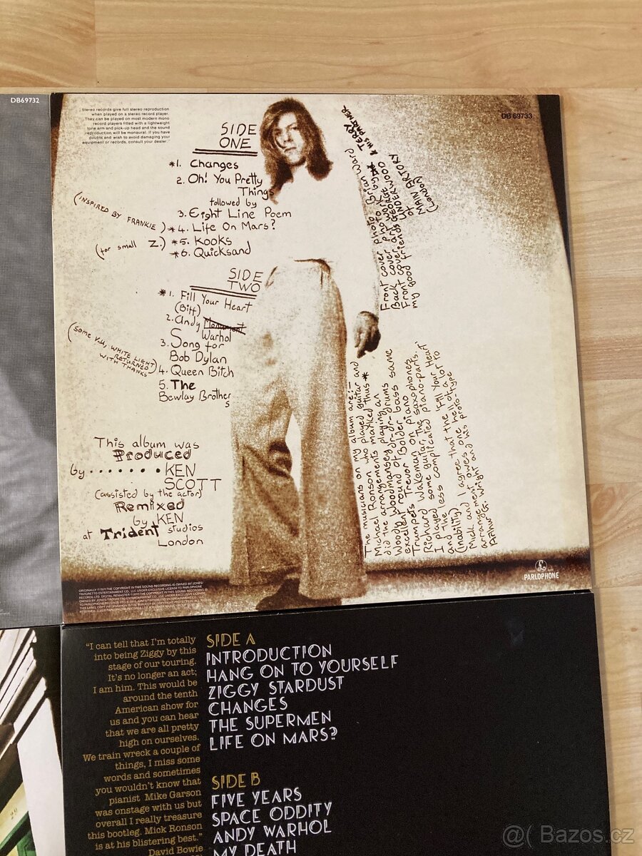 LP Box BOWIE DAVID - FIVE YEARS / 1969-1973 - 14LP - 10
