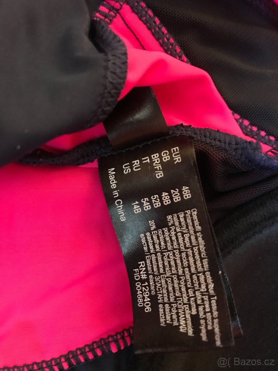 Modro-růžové jednodílné plavky vel.46B - 10