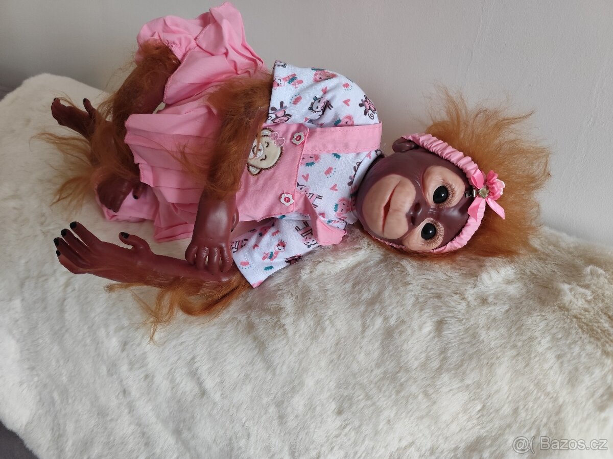 Opice opička panenka NOVÁ - 10