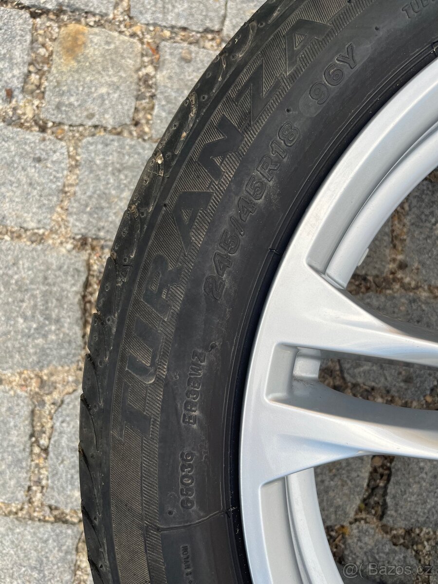 Prodám originál letní sadu alu kol 18" na BMW Styling 613M - 10