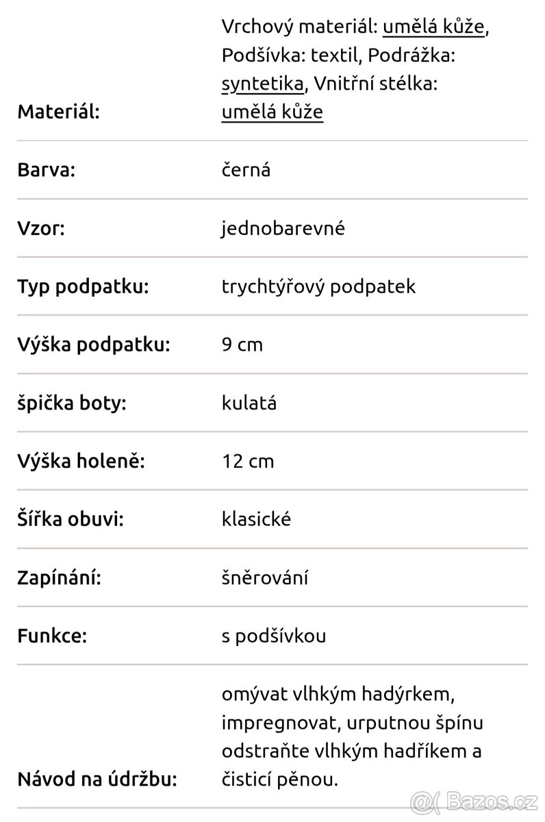 Šněrovací kotníková obuv Body Flirt s vysokým podpatkem - 10