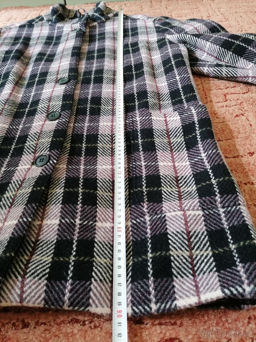 Dámský vlněný kabát s podšívkou - 10