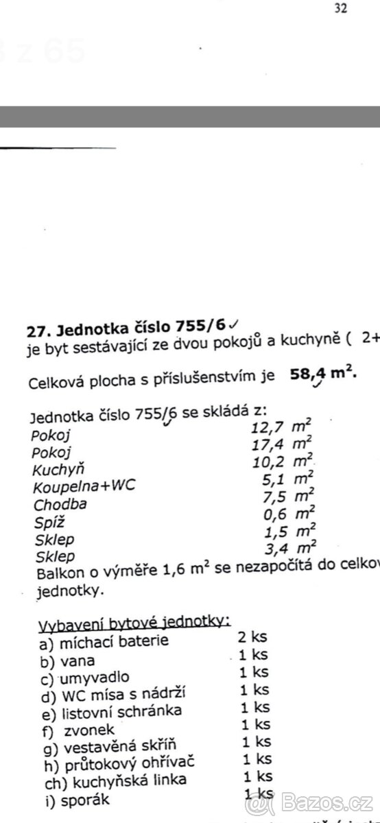 Prodej bytu 2+1 - 10