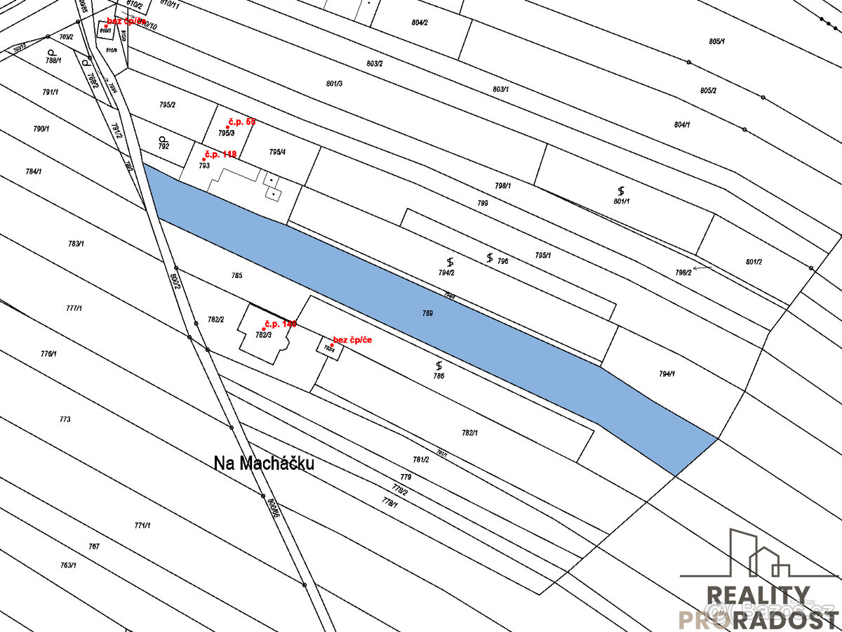 Prodej stavebního pozemku s krásným výhledem Skoronice, stav - 10
