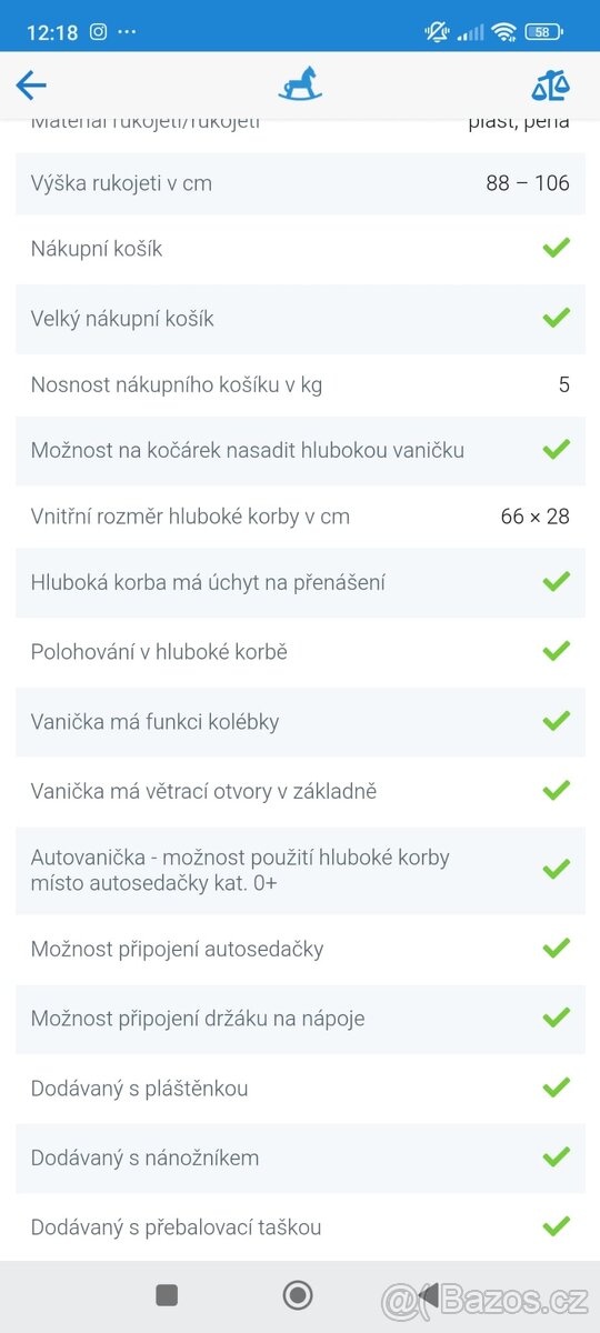 Kočárek trojkombinace, Peg-Pérego navetta XL book plus Trio - 10