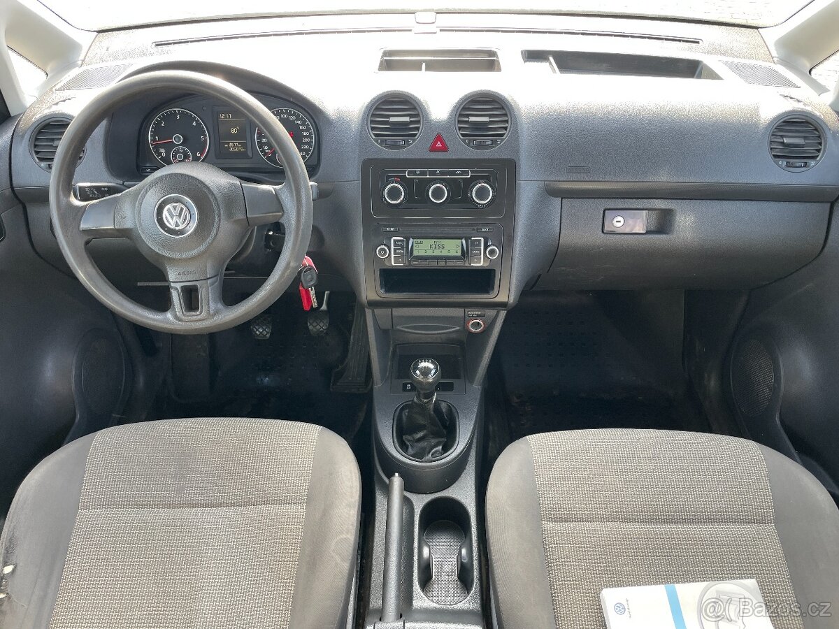 VW CADDY MAXI 1,6 TDI 75kw 5míst Tažné 09/2011 - 10