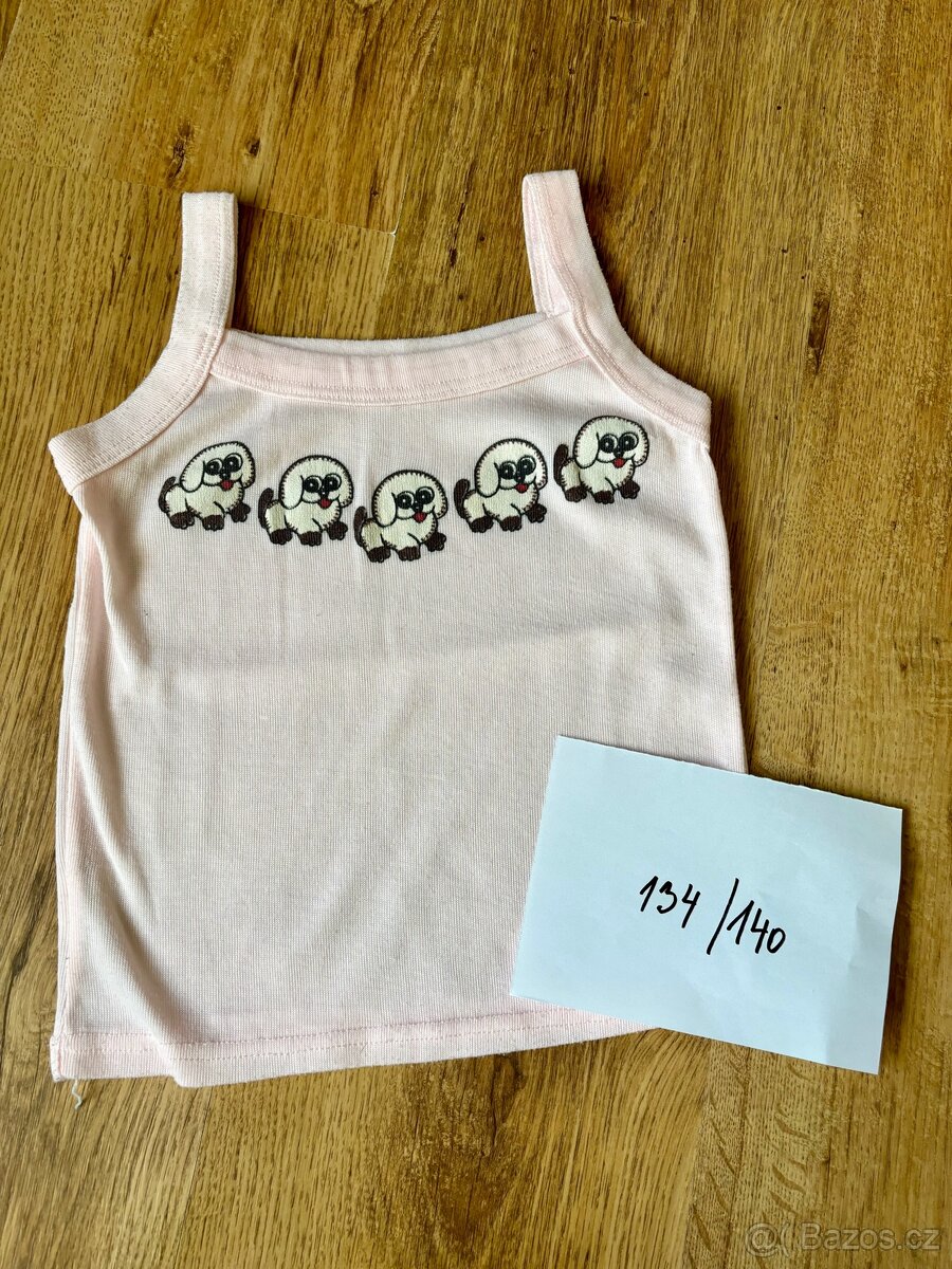 Dívčí trička, tílka, vel.134/140 - 10