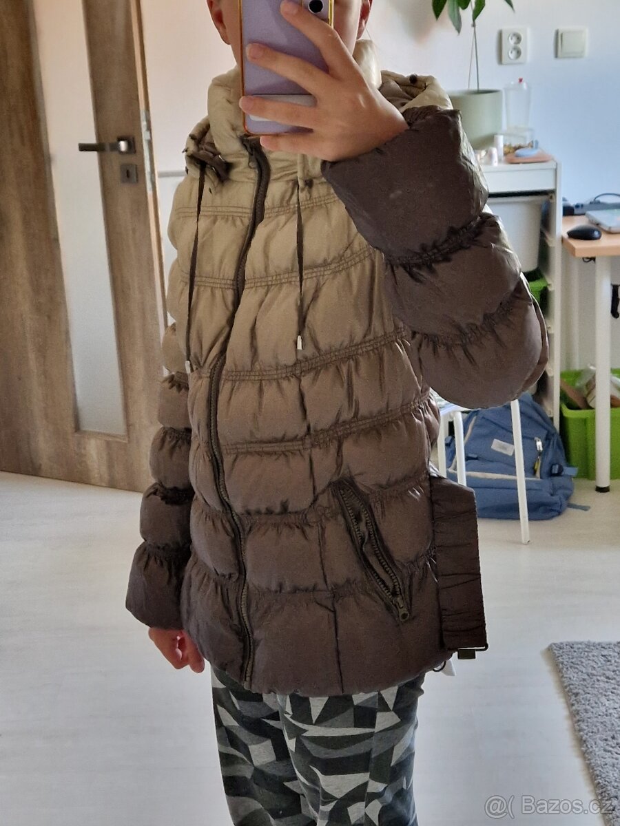 Hnědá péřová bunda Snowimage - 10