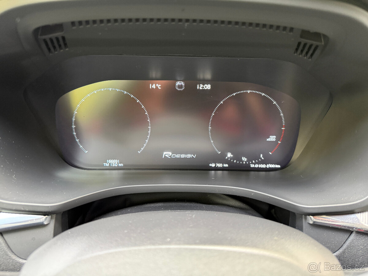 Volvo XC60 D4 R-Design, 140 kW, nez. topení, tažné zar. - 10