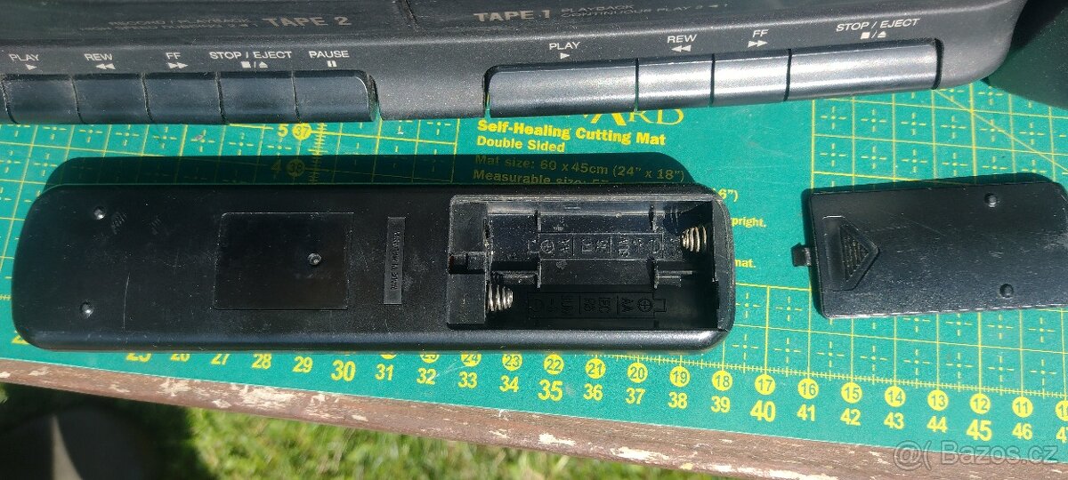 Hifi věž SHARP CD-S370H – trojkombinace CD-rádio-double tape - 10